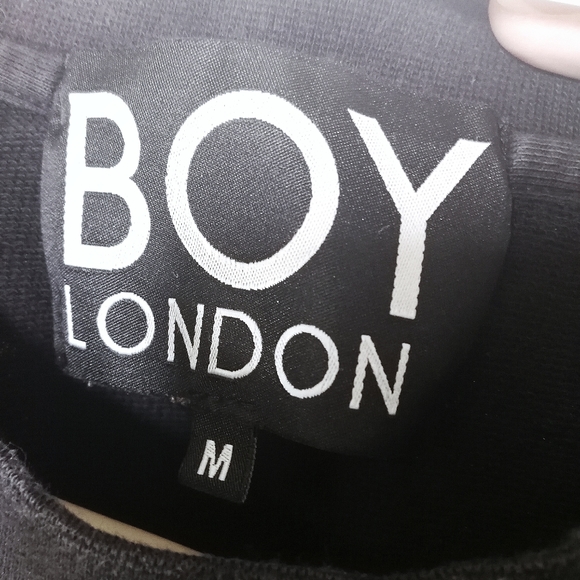 BOY London Black Cotton Sweatshirt - Picture 2 of 5